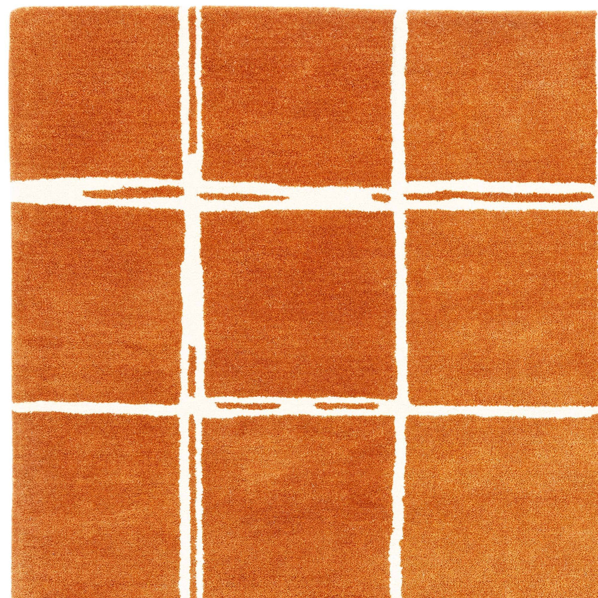 Albany Grid Rust Rug
