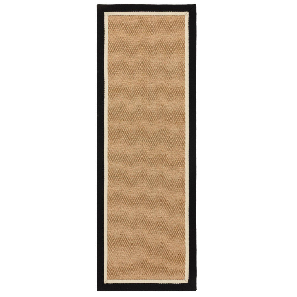 Bordo Herringbone Charcoal Cream