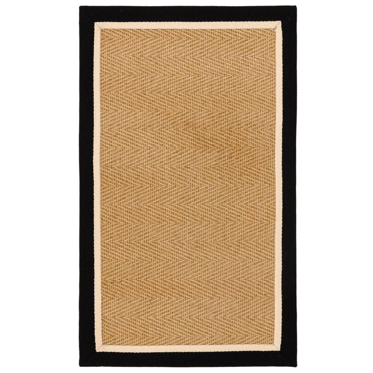 Bordo Herringbone Charcoal Cream
