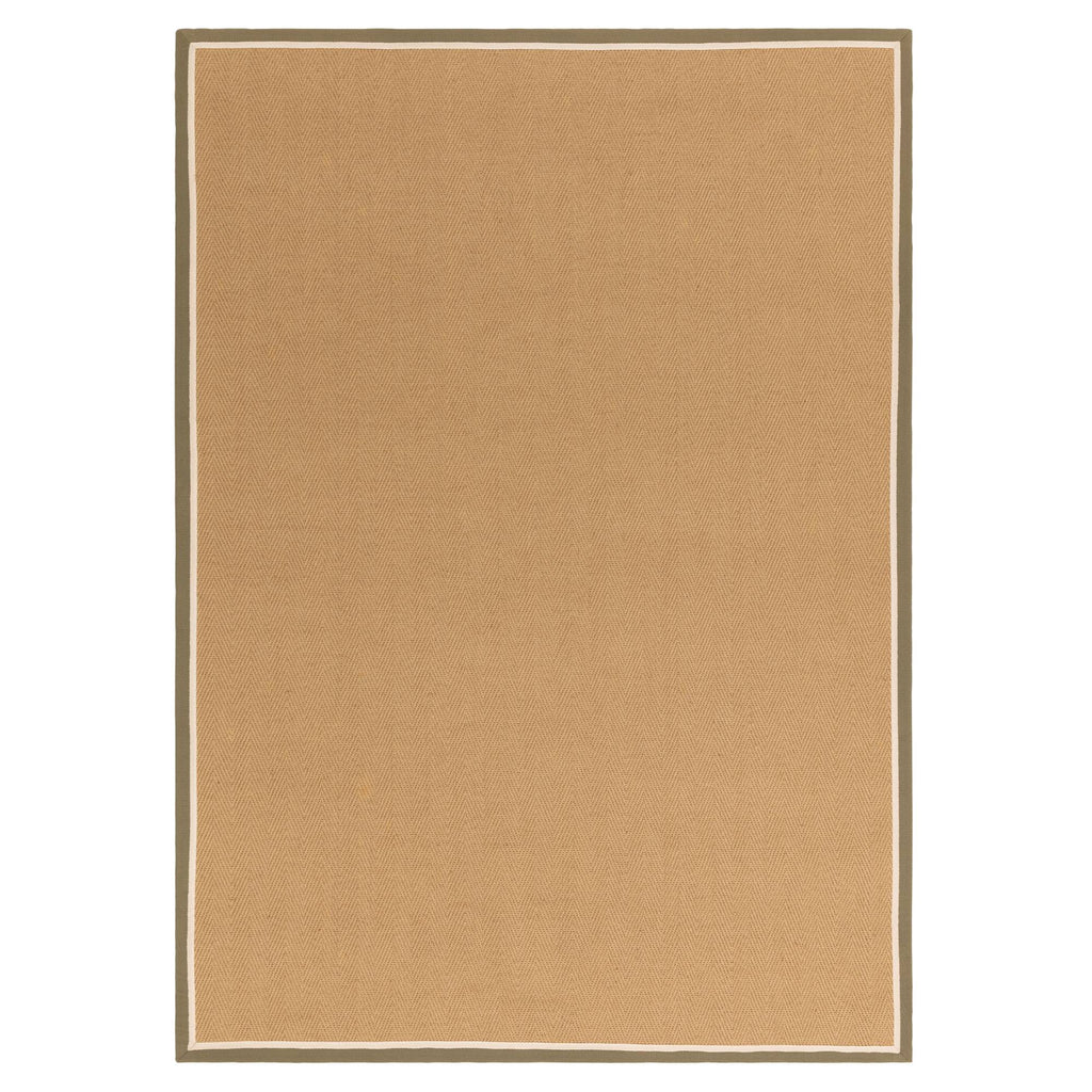 Bordo Herringbone Khaki Cream