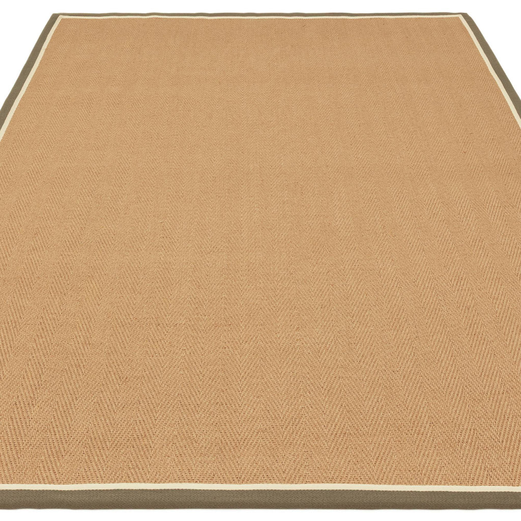 Bordo Herringbone Khaki Cream