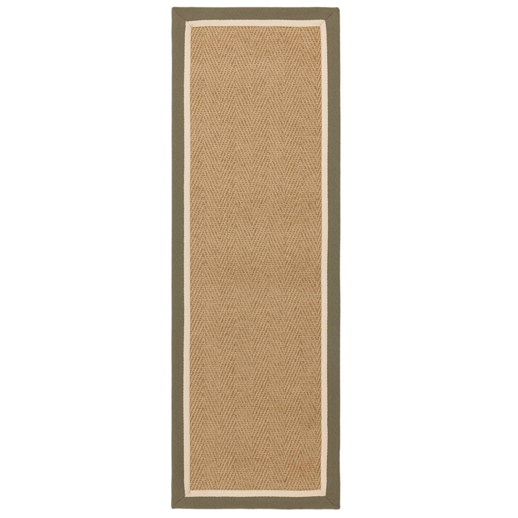 Bordo Herringbone Khaki Cream