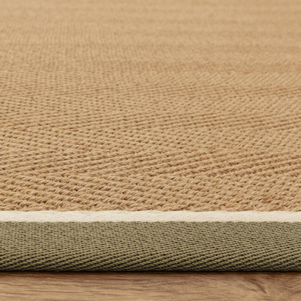 Bordo Herringbone Khaki Cream