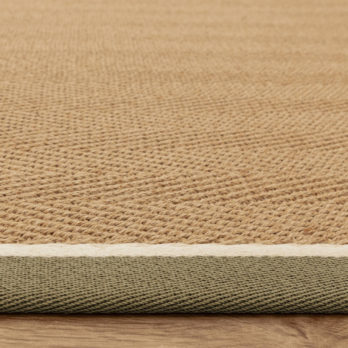 Bordo Herringbone Khaki Cream