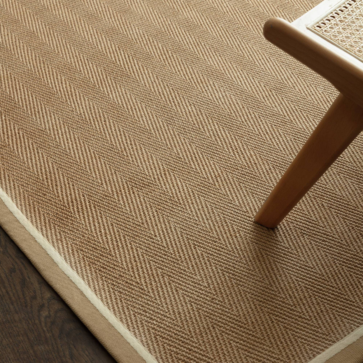 Bordo Herringbone Linen Cream