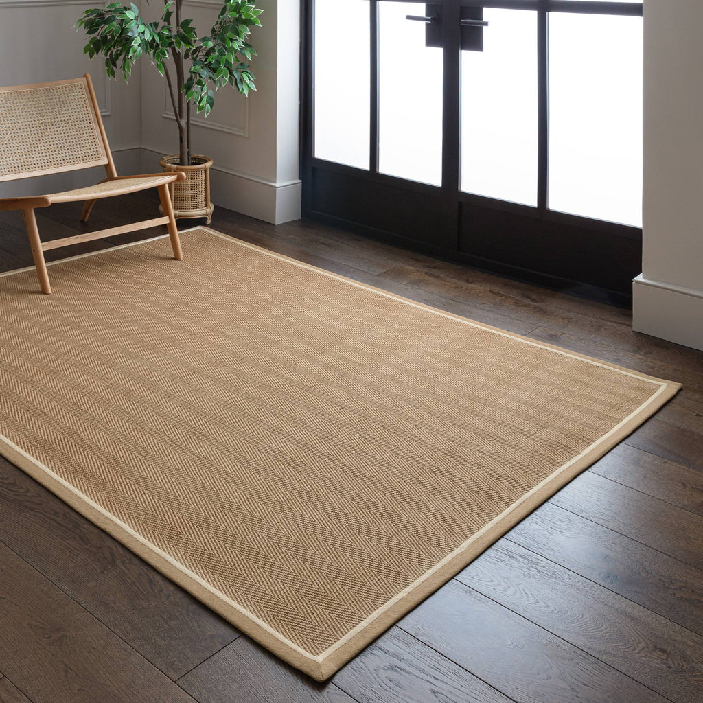 Bordo Herringbone Linen Cream