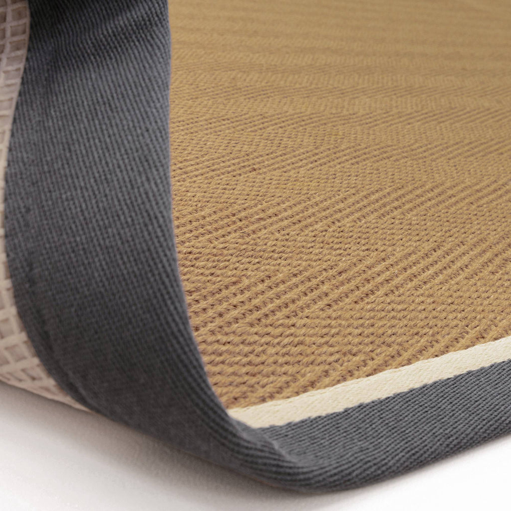 Bordo Herringbone Slate Cream
