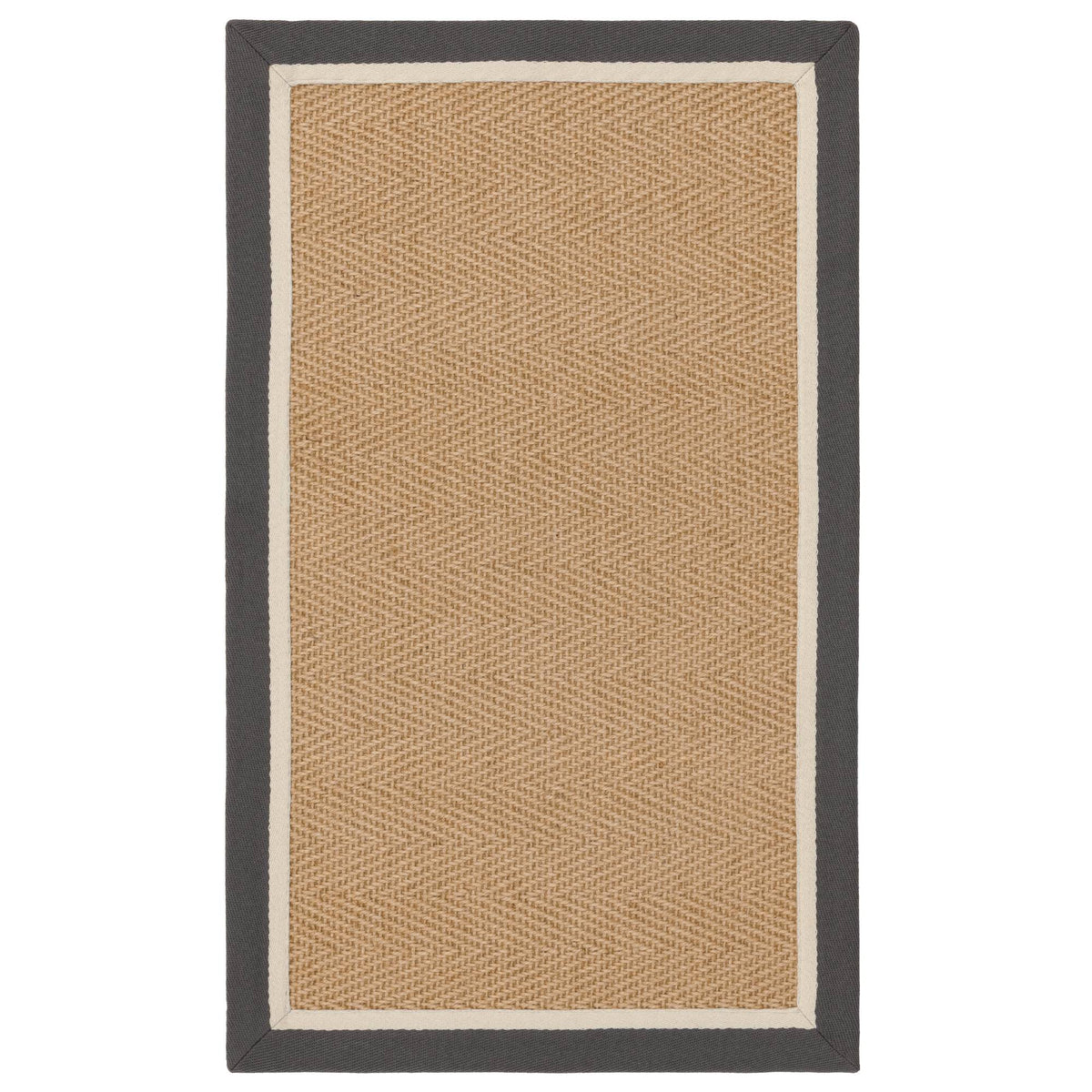 Bordo Herringbone Slate Cream