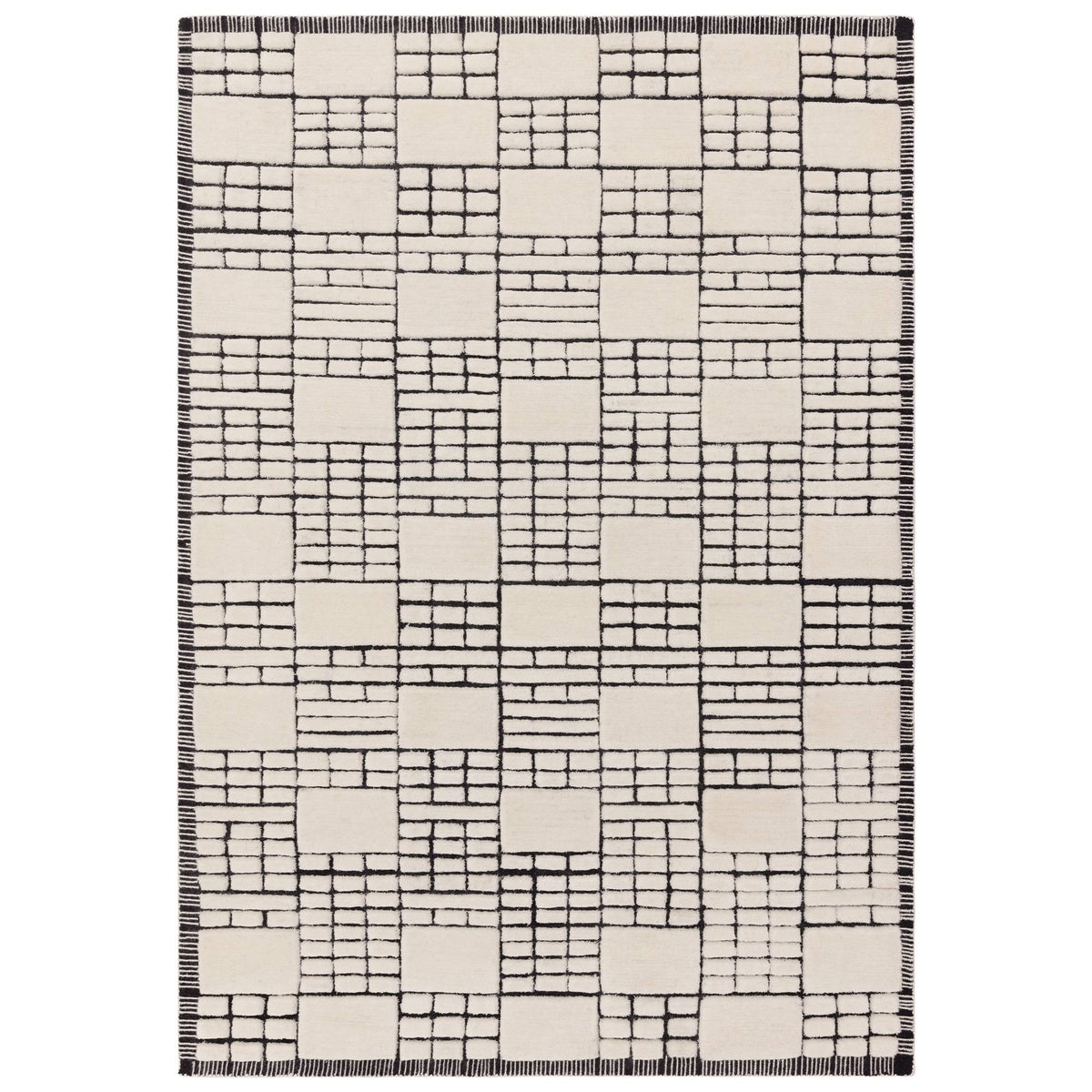 Empire Cream/Black Rug