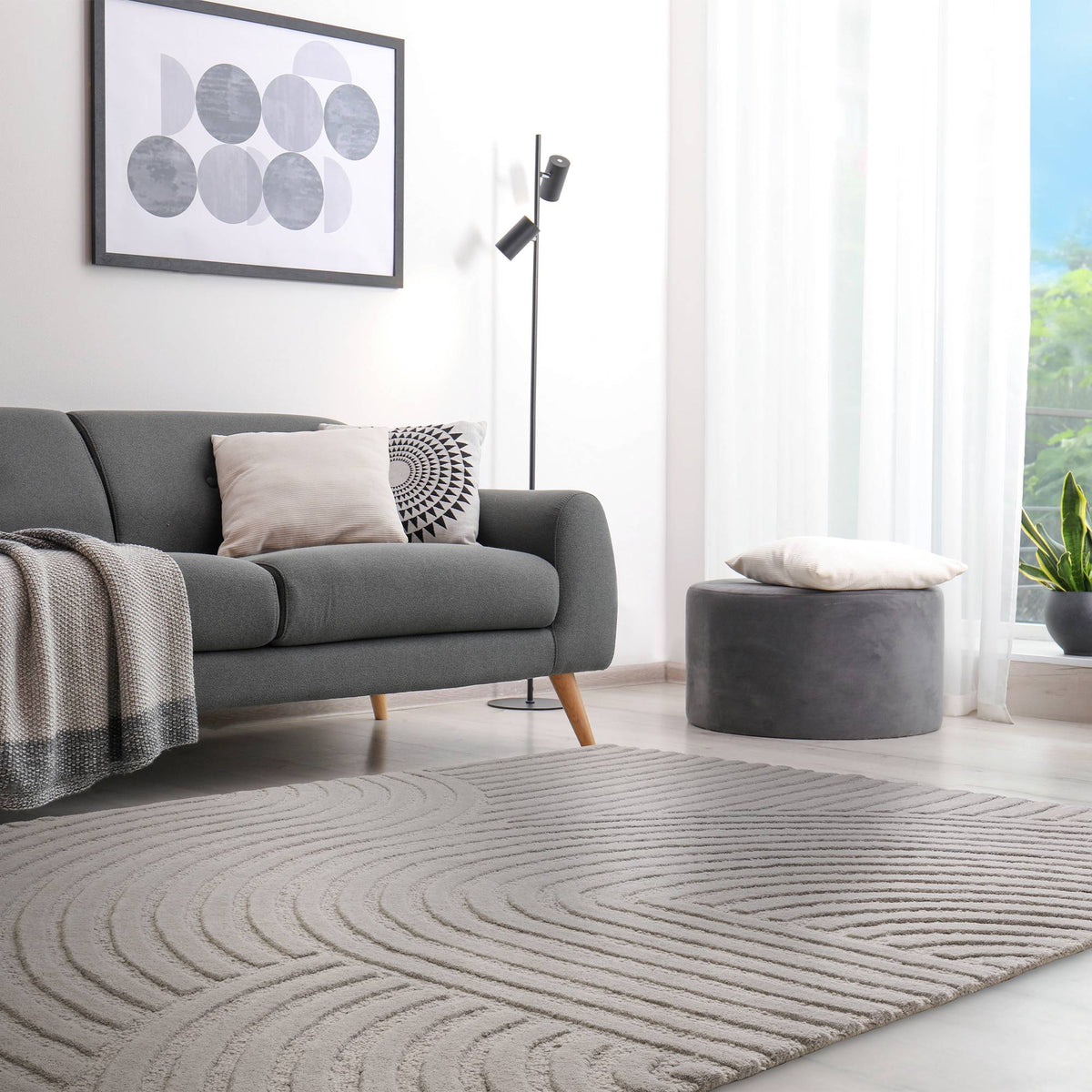 Hague Silver Rug