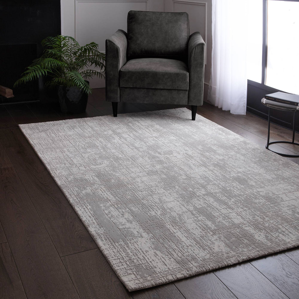 Kuza Abstract Grey Rug
