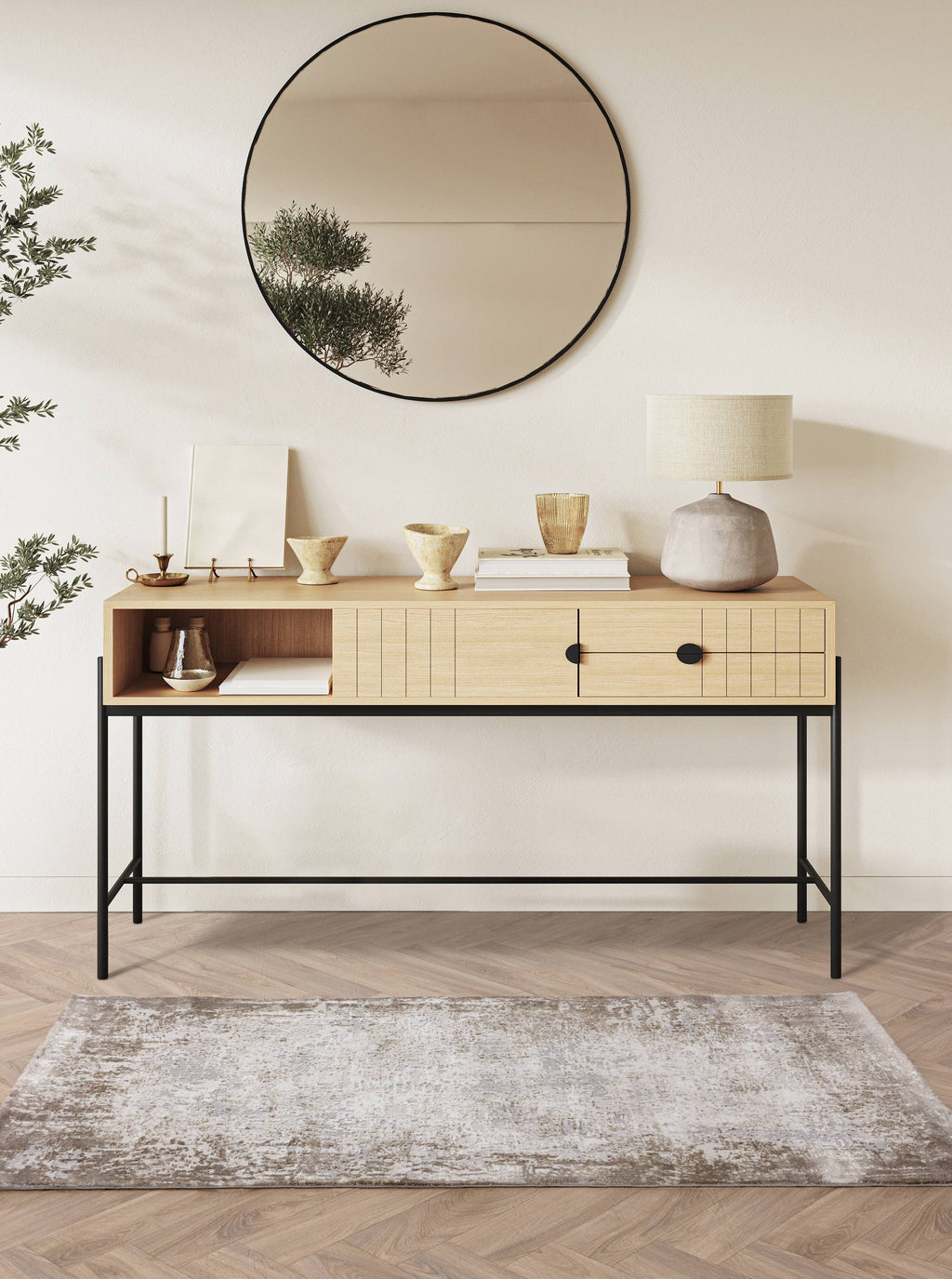 Kuza Border Beige