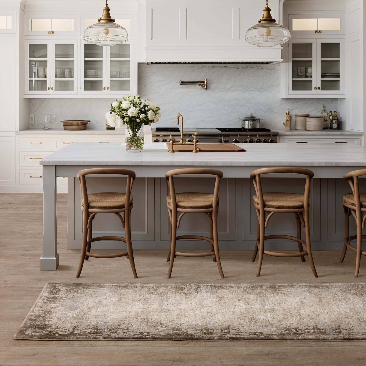 Kuza Border Beige
