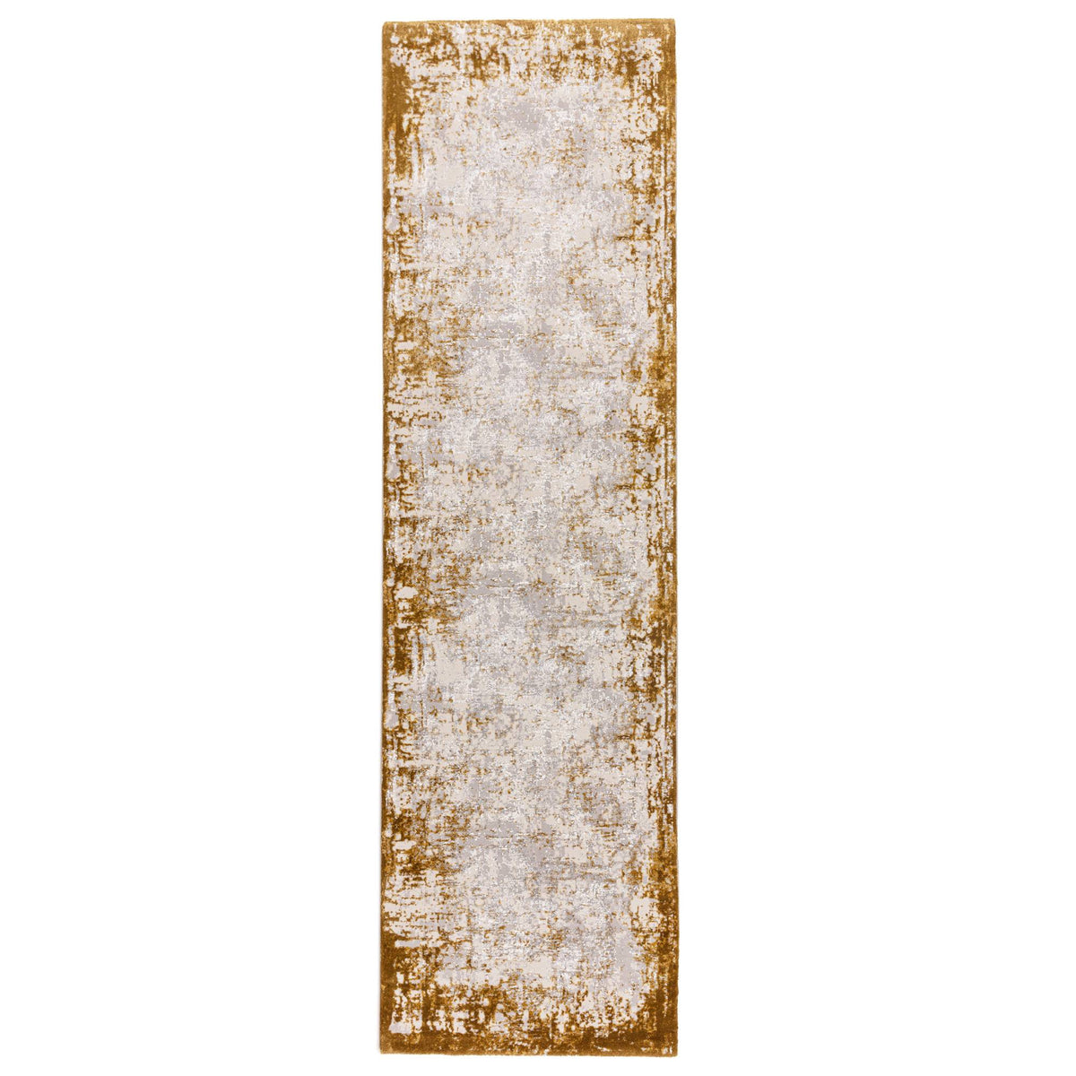Kuza Border Gold Rug