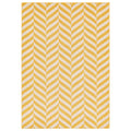 Muse Yellow Chevron Rug MU08