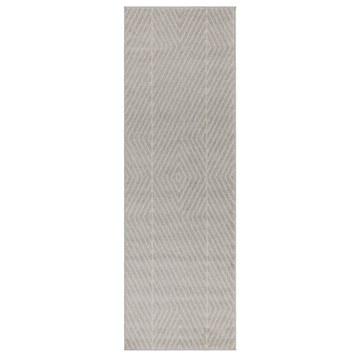 Muse Grey Linear Rug MU09