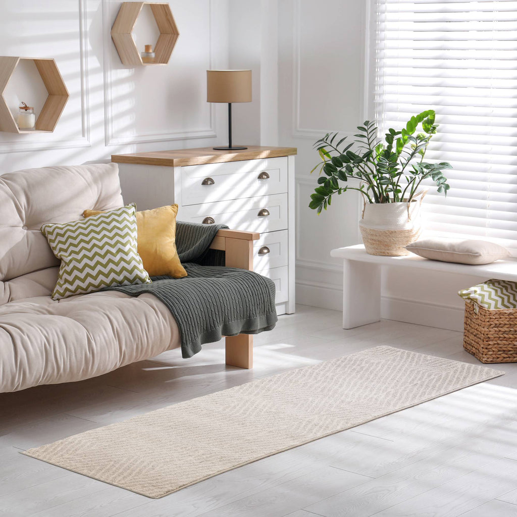 Muse Grey Linear Rug MU09