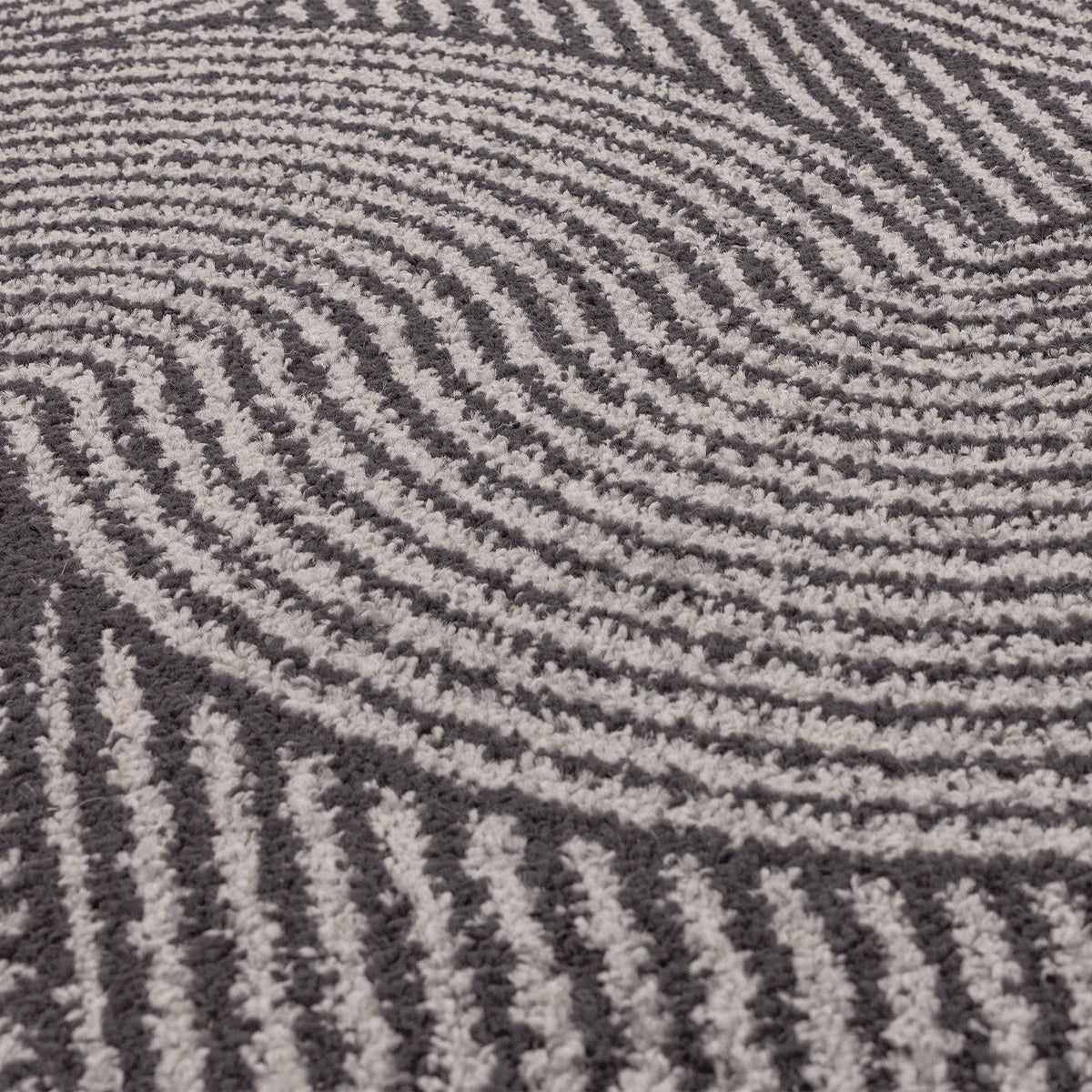 Muse Charcoal Swirl Rug MU01