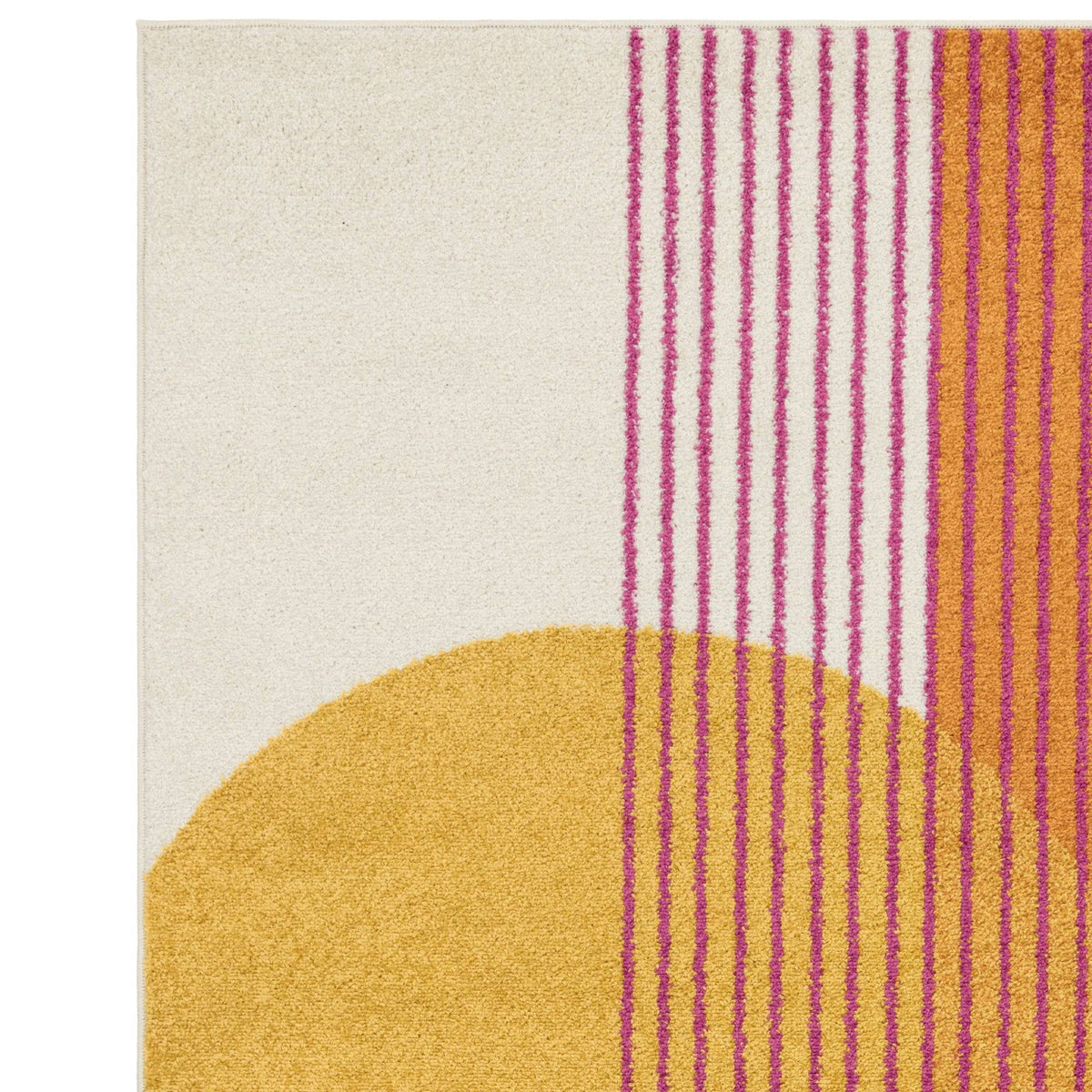 Muse Orange Retro Rug MU13