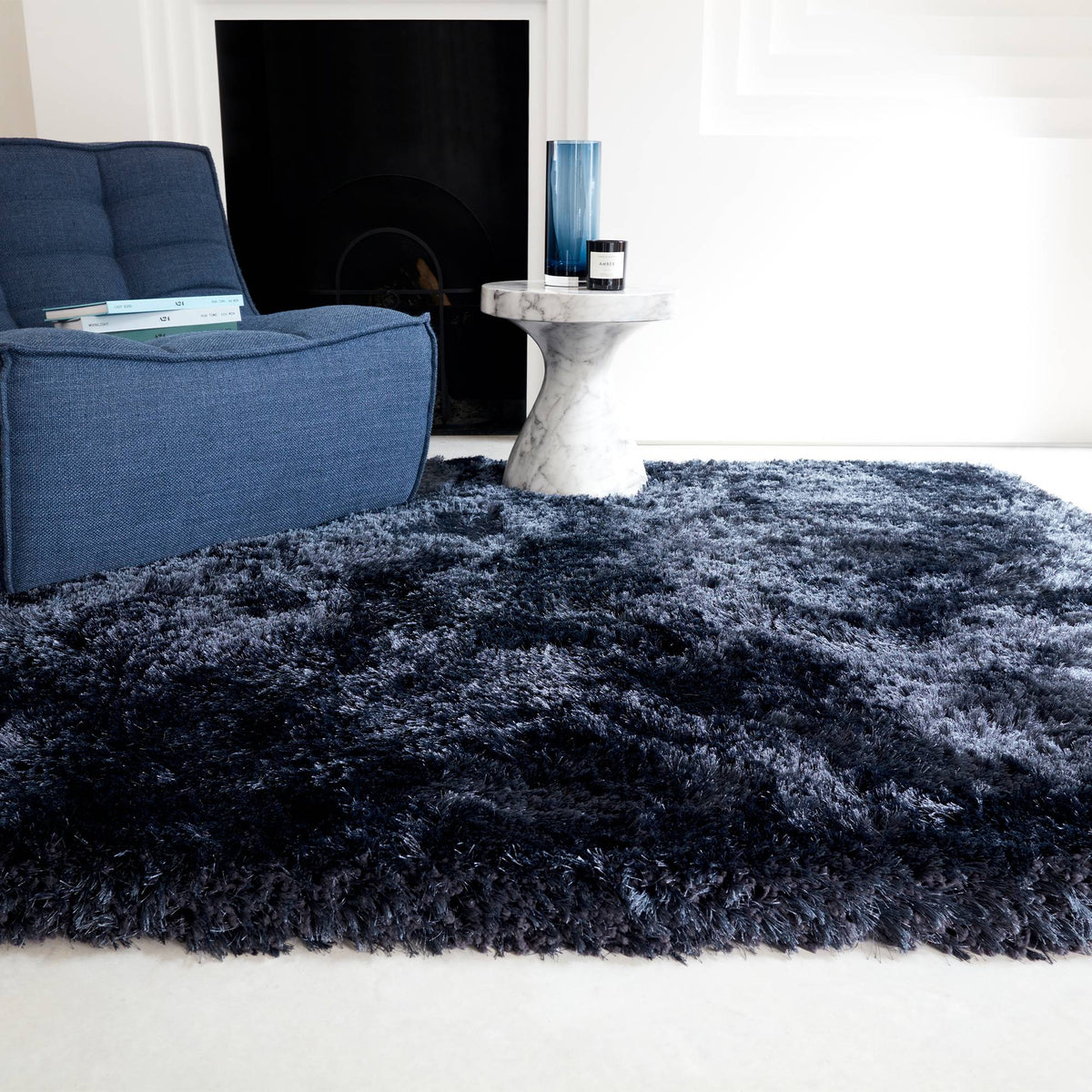 Plush Navy (Circle)
